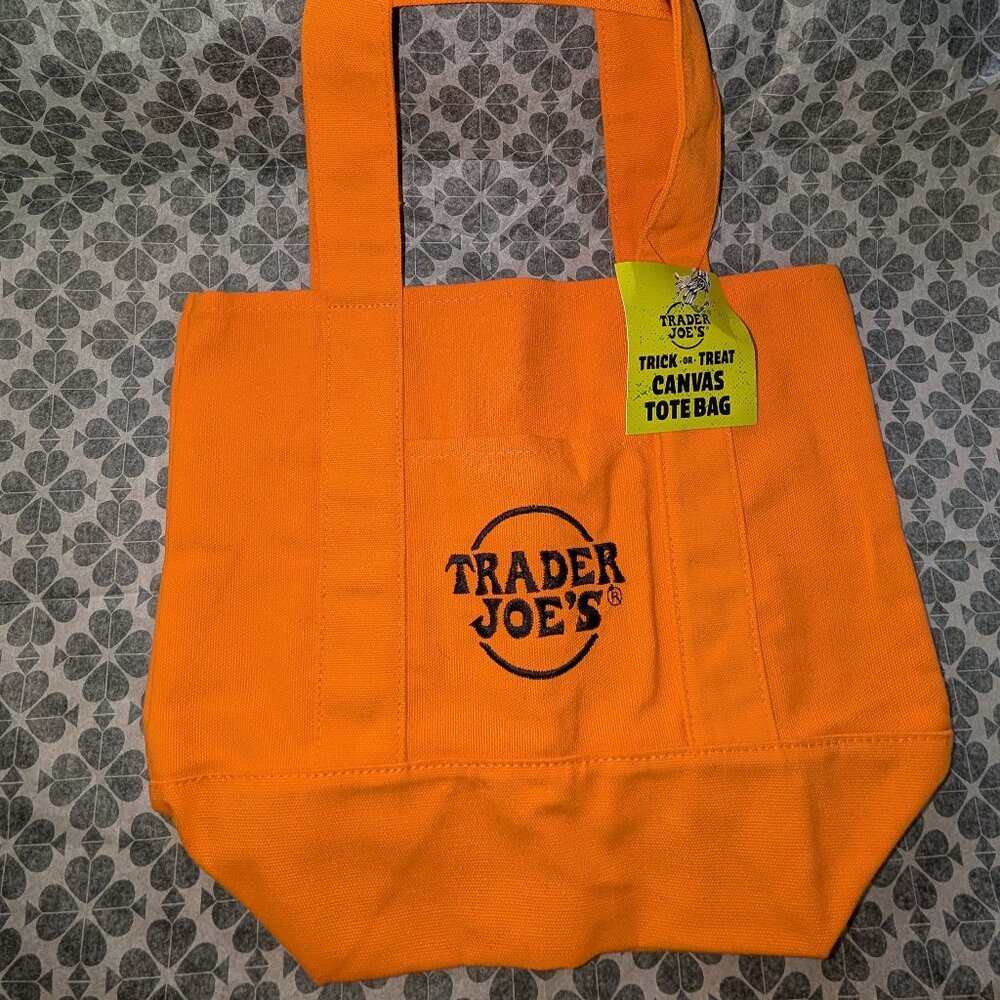 4 NWT Trader Joe's Trick or Treat Mini Totes - Picture 2 of 5